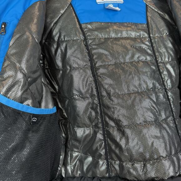 Columbia Ski Jacket Women‎ Small Blue Titanium Omni-Shield Hooded Outdoor - Picture 7 of 8